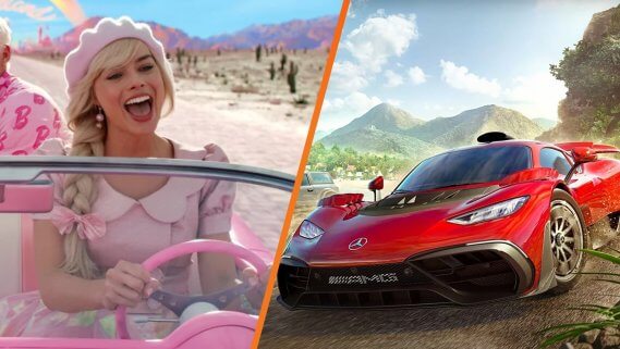 Forza Horizon 5 دو ماشین فیلم باربی دریافت می کند